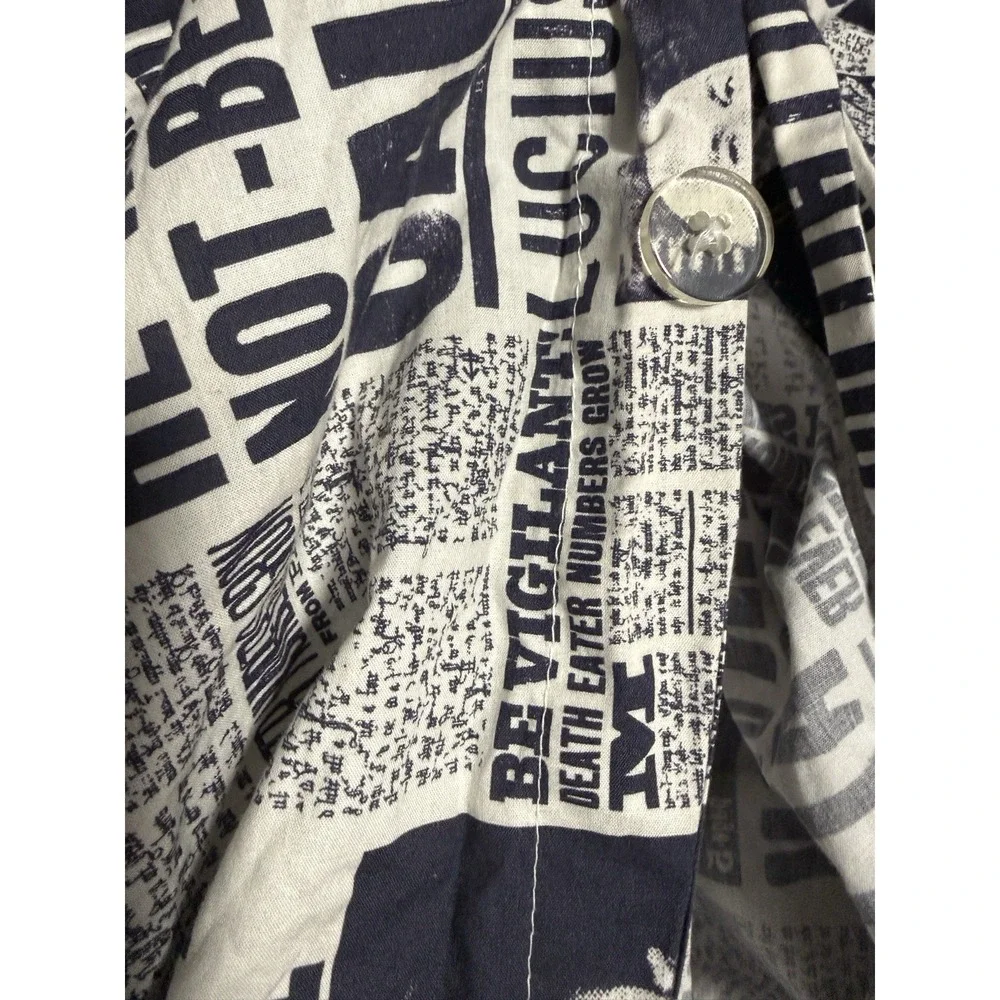 Pottery Barn Harry Potter Daily Prophet Duvet Cover TWIN Newspaper Rare Bedding
